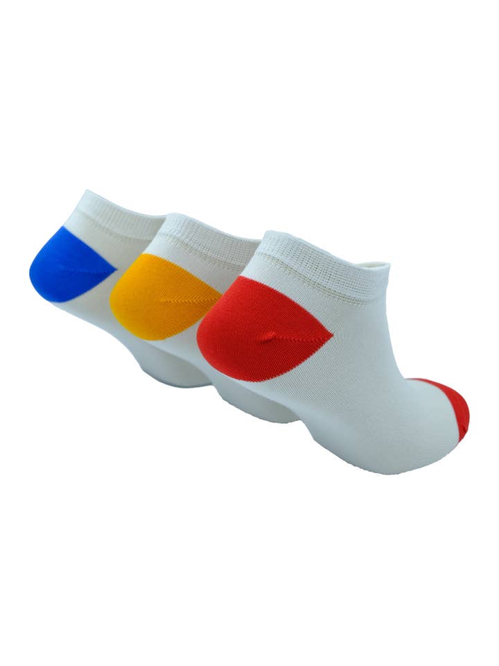 The SockMaker - Wholesale Sokken - Heren - Bamboo Heren - Sneakers (3 Paar Verpakking)4