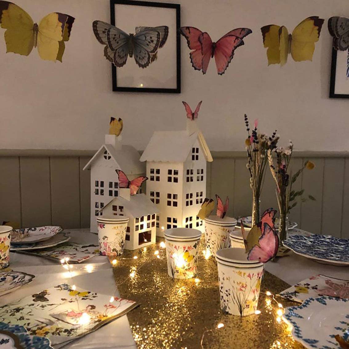 Talking Tables UK – wholesale Bunting/garland – Truly Fairy Butterfly Bunting3