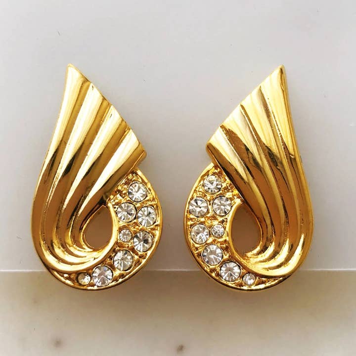 Carmen Miller Jewellery - Wholesale Stud/post earrings - Wing Crystal Earrings0