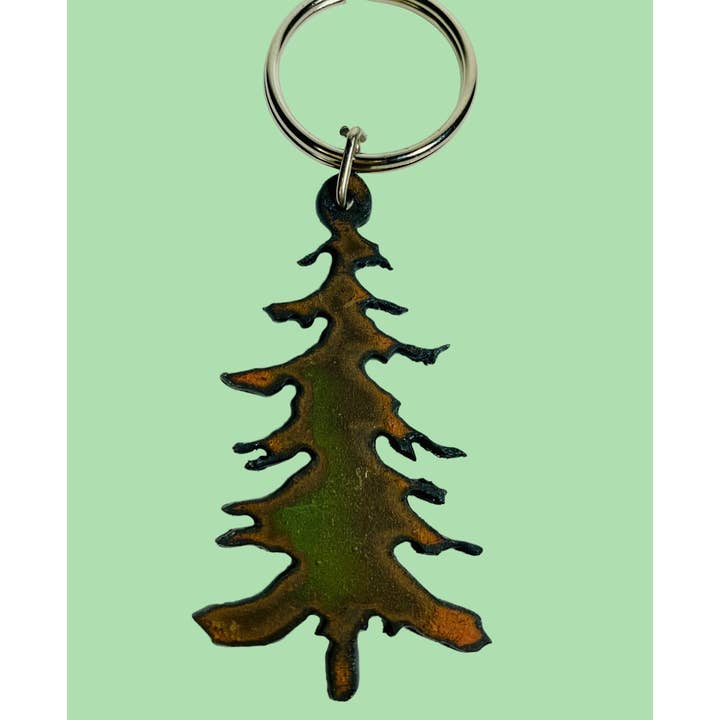 Llavero con forma de árbol, regalo, cabina, regalo, calcetín para venta al por mayor de Iron Jewel