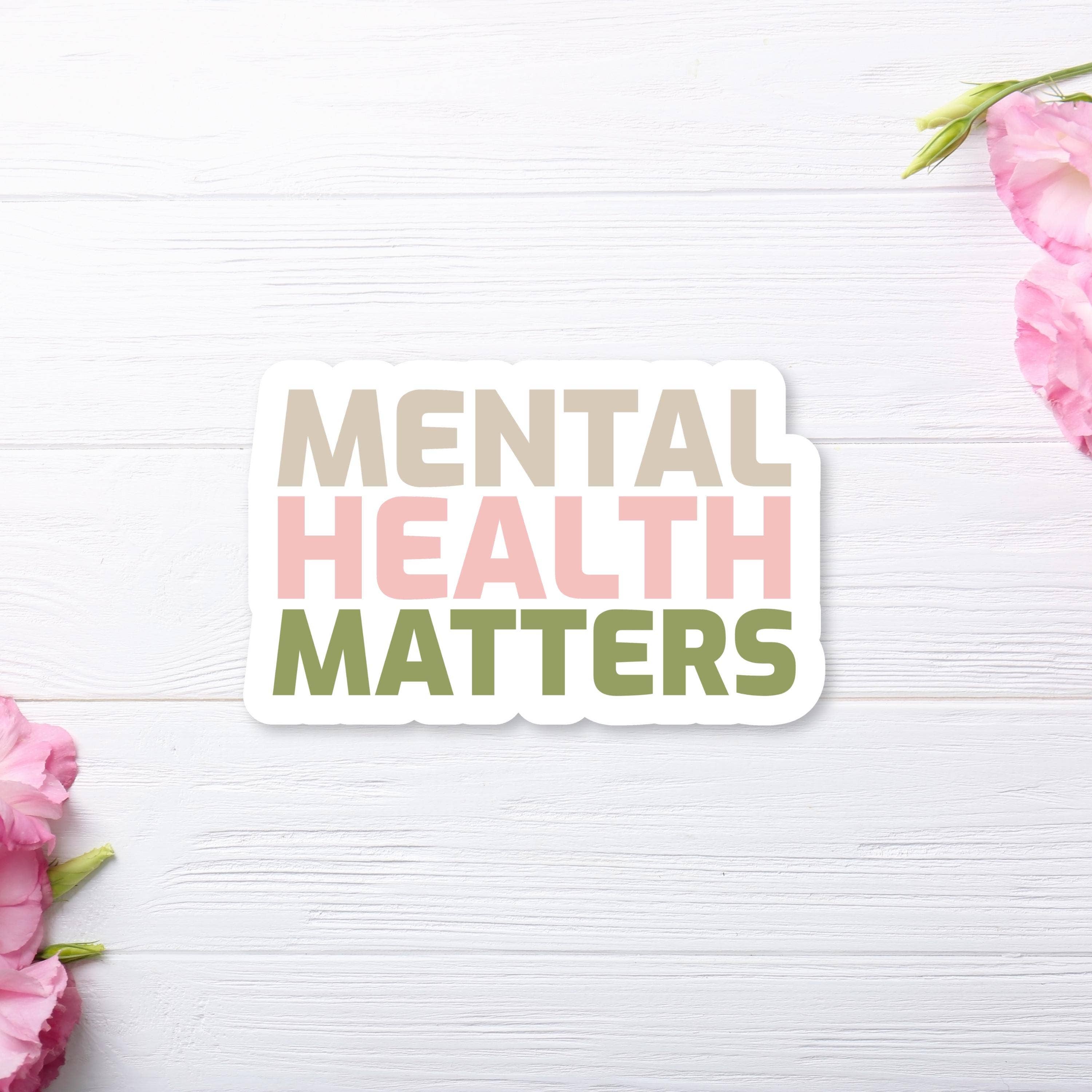 Stormy Vision - Wholesale Sticker - Cute Mental Health Matters Inspirational Pastel Sticker 3