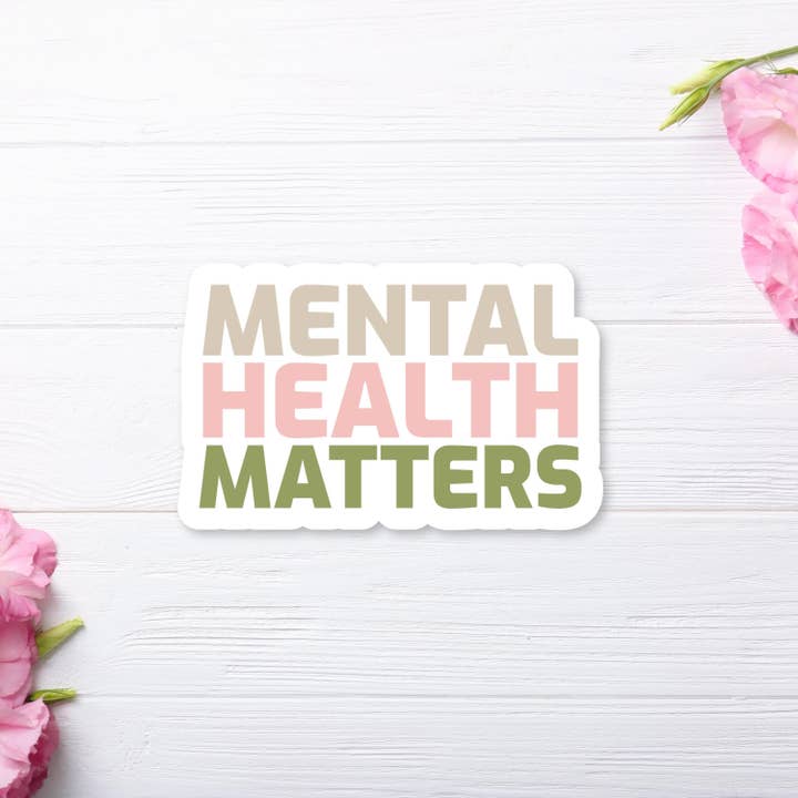 Stormy Vision - Wholesale Sticker - Cute Mental Health Matters Inspirational Pastel Sticker 3