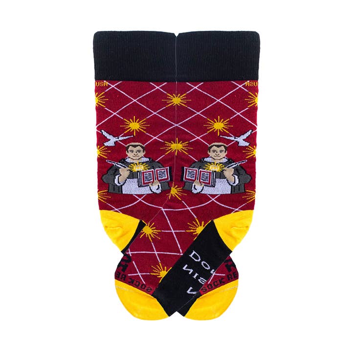 Sock Religious - Wholesale Socks - Unisex - St. Thomas Aquinas Adult Socks0