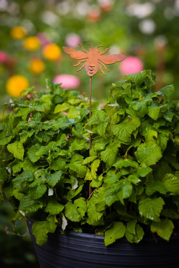 Elegant Garden Design – wholesale Gräspiggar – Bee Pick - detaljerad silhuett av honungsbi för trädgårdsdekoration8