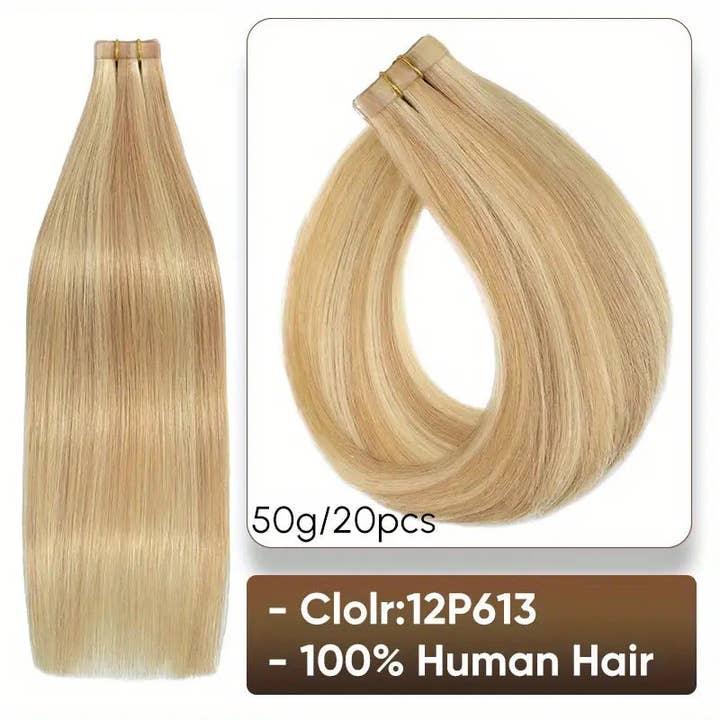 Hair Imports NYC - Wholesale Hair Extensions - Seamless PU Tape-In Hair Extensions - Invisible Real Human Hair7