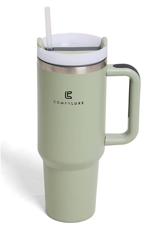 Hana - Venta al por mayor Vaso termo - Vaso con mango de 40 oz de color liso8