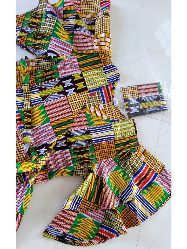 India Batik – wholesale Stickad topp - Dam – Blus Wrap - 1203