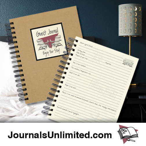 Journals Unlimited - Wholesale Journal/Diary - Guest Journal (Kraft)6