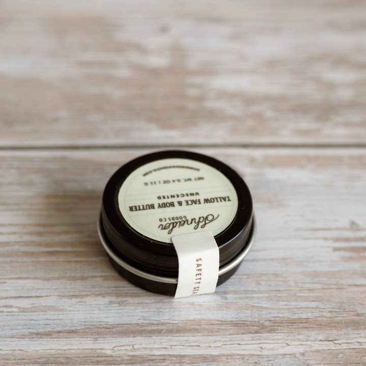 Schneider Goods Co - Wholesale Body Balm/Butter - Unscented Tallow Face & Body Butter6