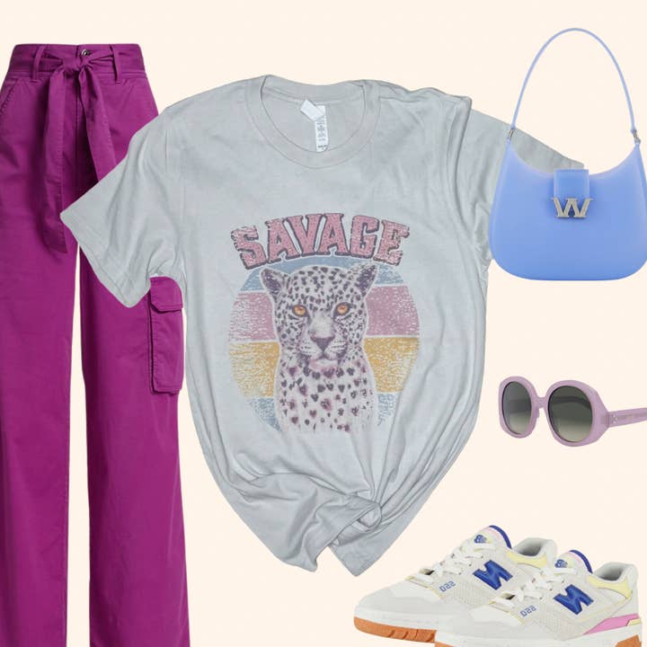 Savage Graphic T-shirt ( Vintage Feel ) Band Tee for wholesale by SQB