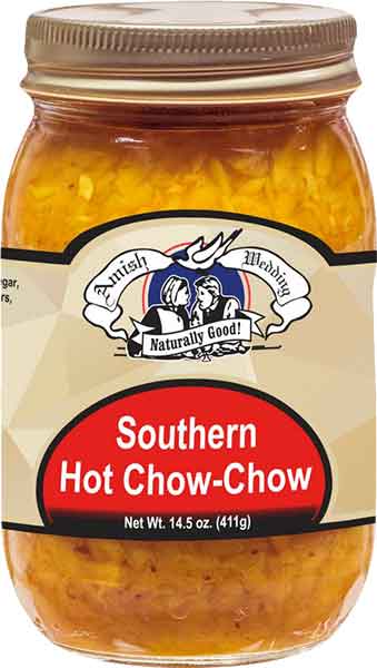 Hudson Meat Company - Wholesale Pickled Vegetables - CHOW CHOW SOUTHERN HOT PINT     -     AMISH WEDDING0