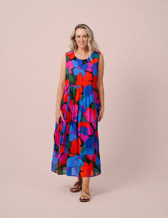 Mozaic by Euro Dreaming - Wholesale Dress – Women's - Sarina Dress in Multi Floral