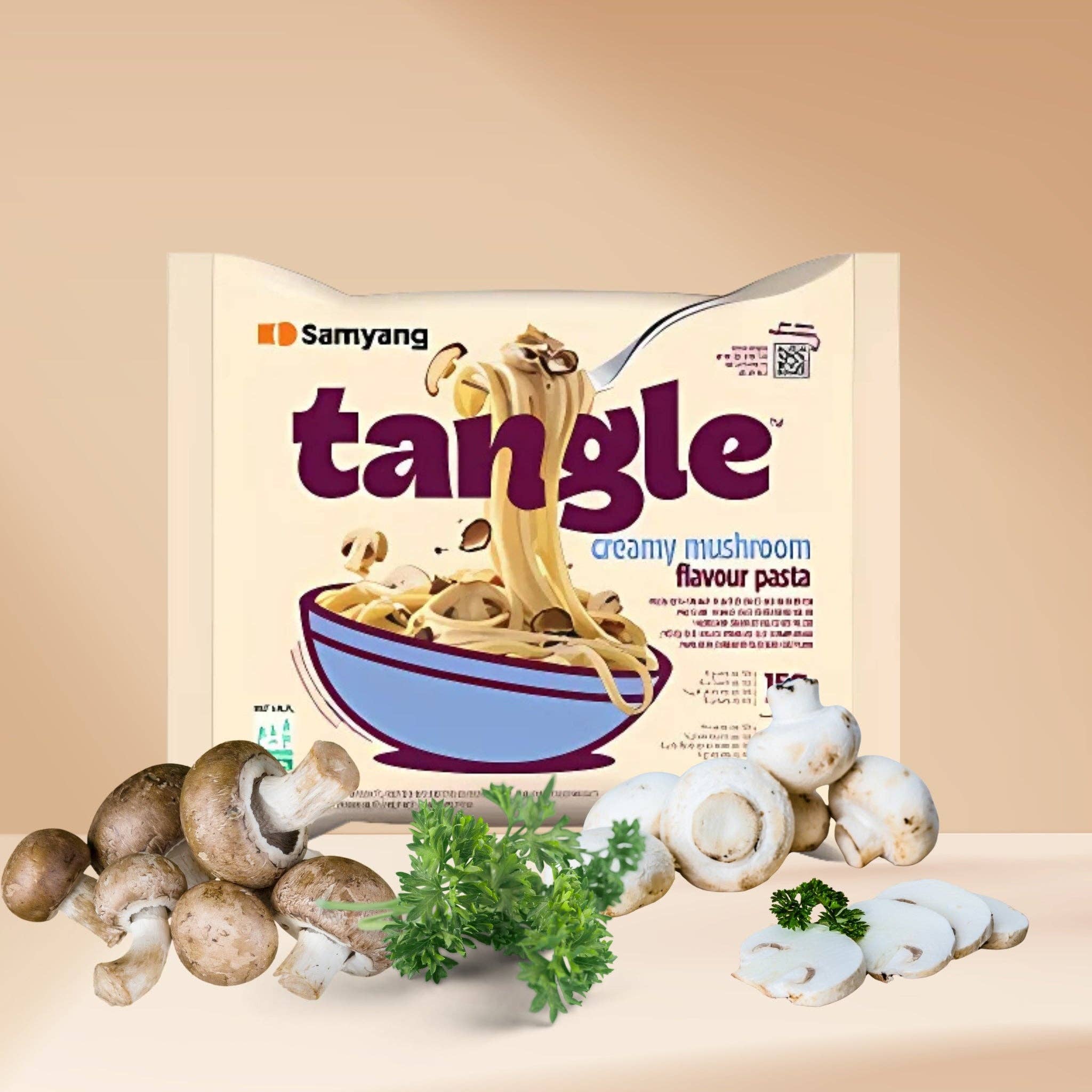 utoppa GmbH - Wholesale Pasta - Samyang Tangle Instant Pasta Creamy Mushrooms 105 g1