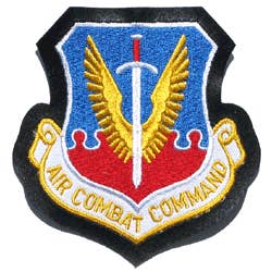 Comando de combate aéreo con adornos de cuero para venta al por mayor de Military Patches & Pins
