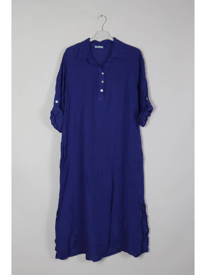 LÉA & LUC - Wholesale Dress - Women's - Long dress in 100% linen REF.2090047