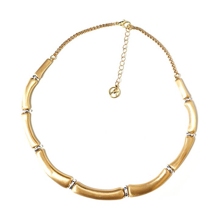 BAMBOO SATIN NECKLACE - SW251136B87 for wholesale by AMORINO SRL