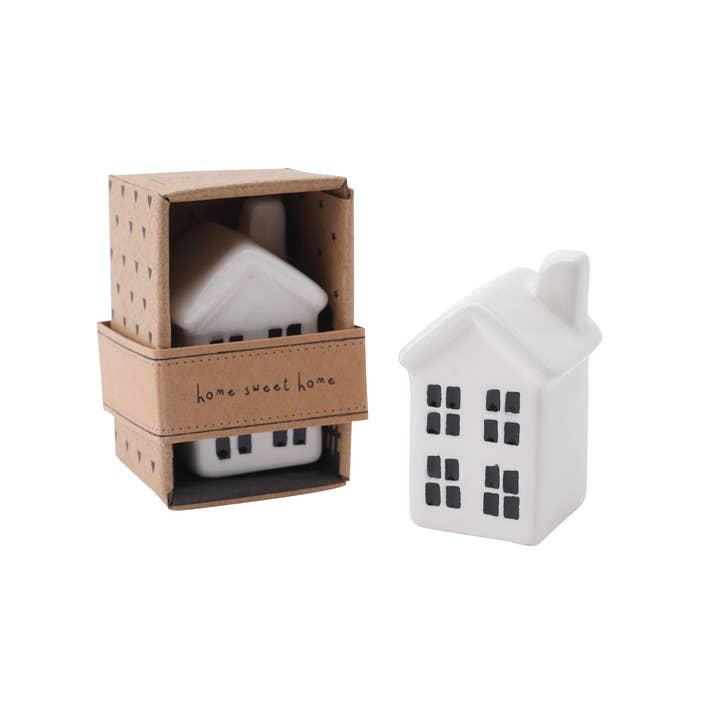 CGB Giftware - Wholesale Decorative Tabletop Object - Send With Love Ceramic House Charm2