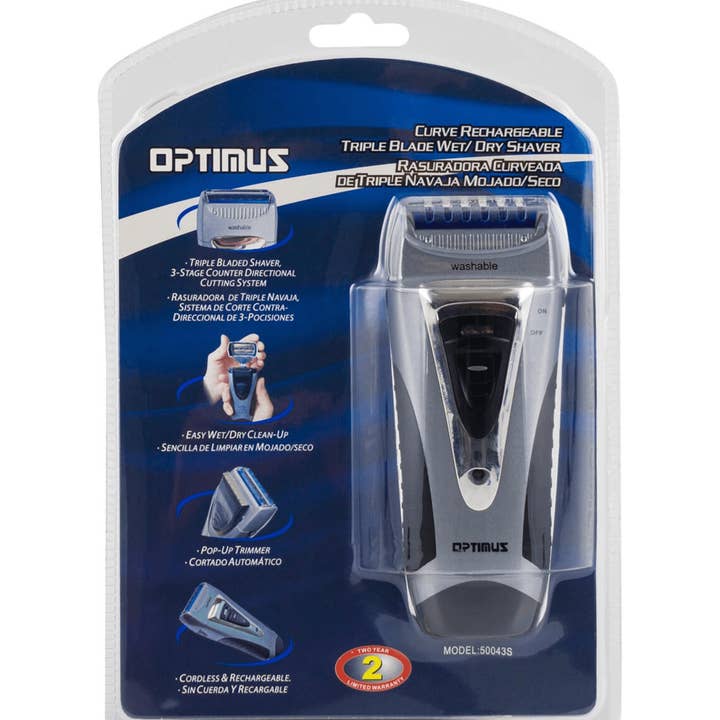 JupiterGear Home - Wholesale Electric Shaver - Men's - Optimus Rechargeable Wet and Dry Men's Shaver3