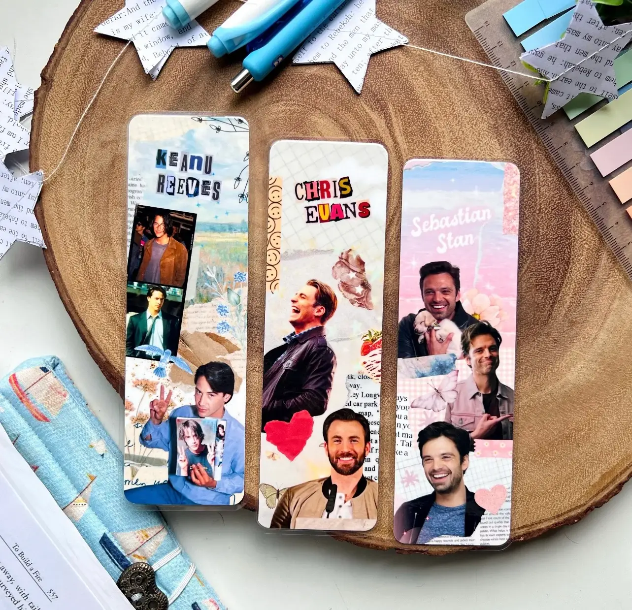 Cozy Reads Shop - Wholesale Bookmark - Celebrity Collage (9 versions) Bookmarks5