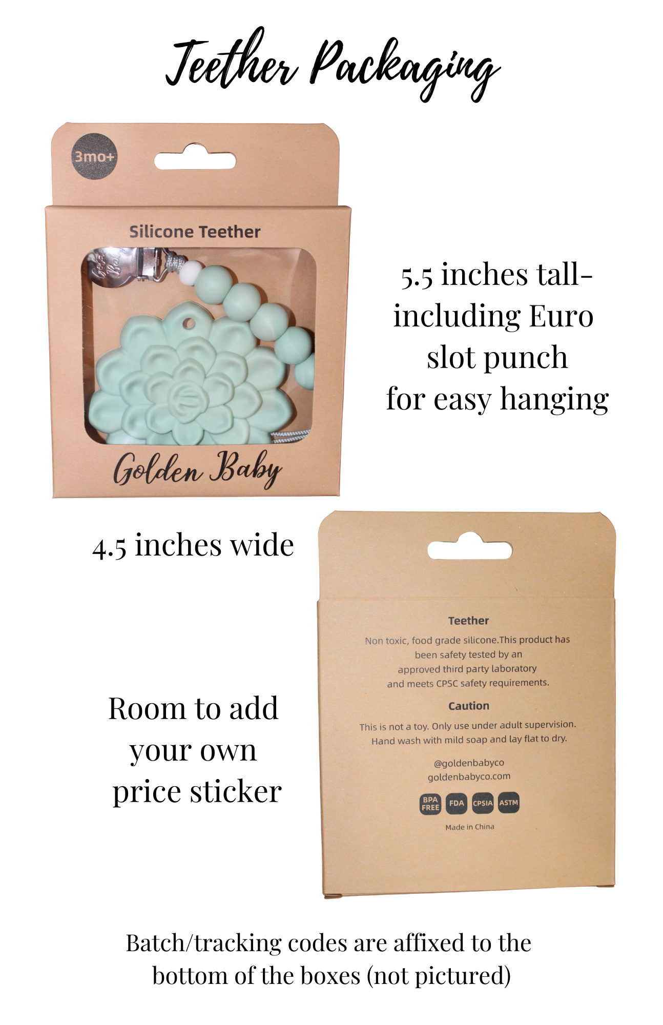 Golden Baby - Wholesale Teether (Not Clip-On) - Baby - Succulent Teether Set9