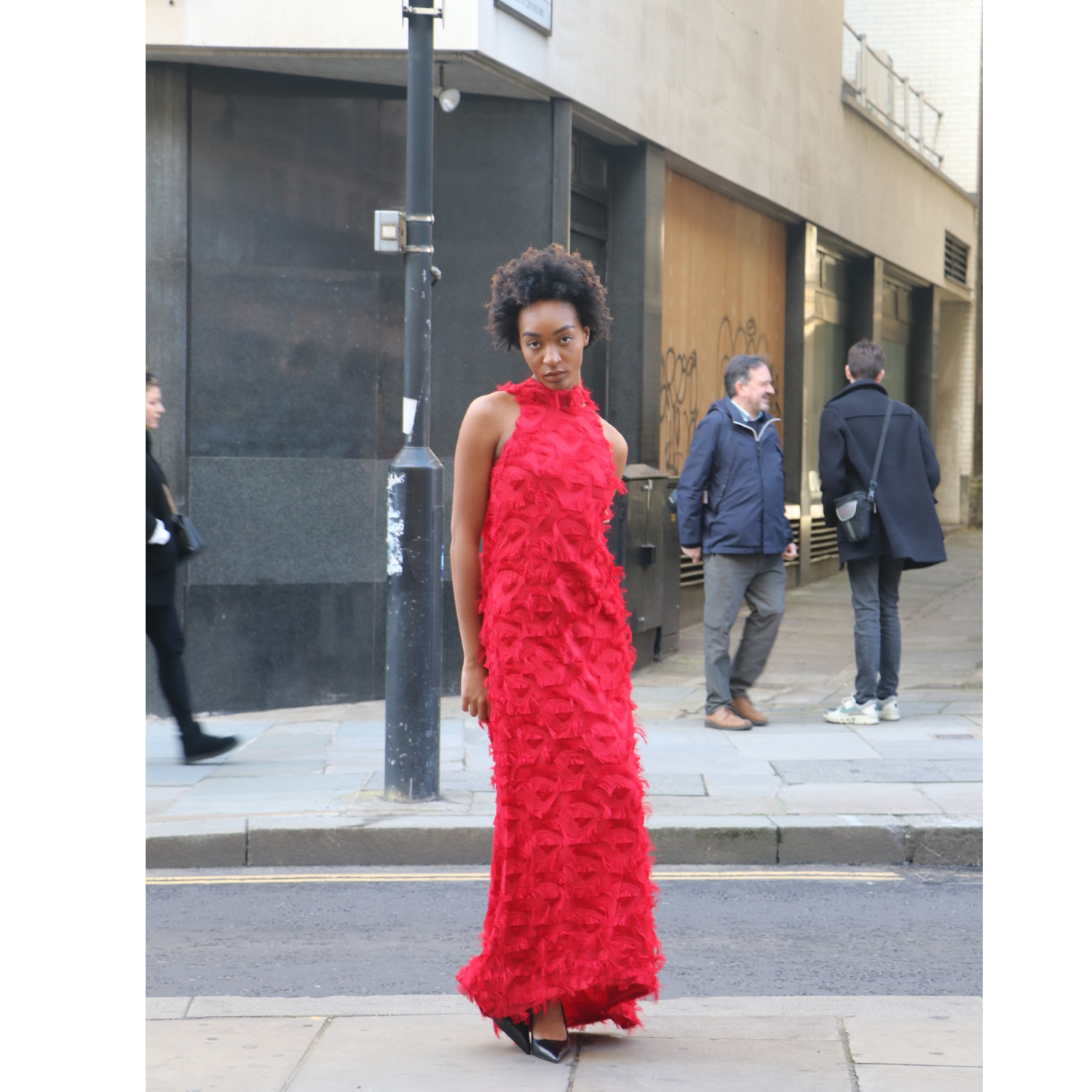 SOHUMAN - Wholesale Dress - Women's - Violet Cocktail Red Dress0