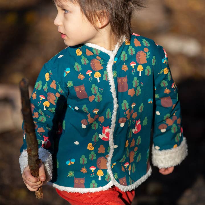 Enchanted Forest Reversible Cosy Jacket for wholesale on Faire