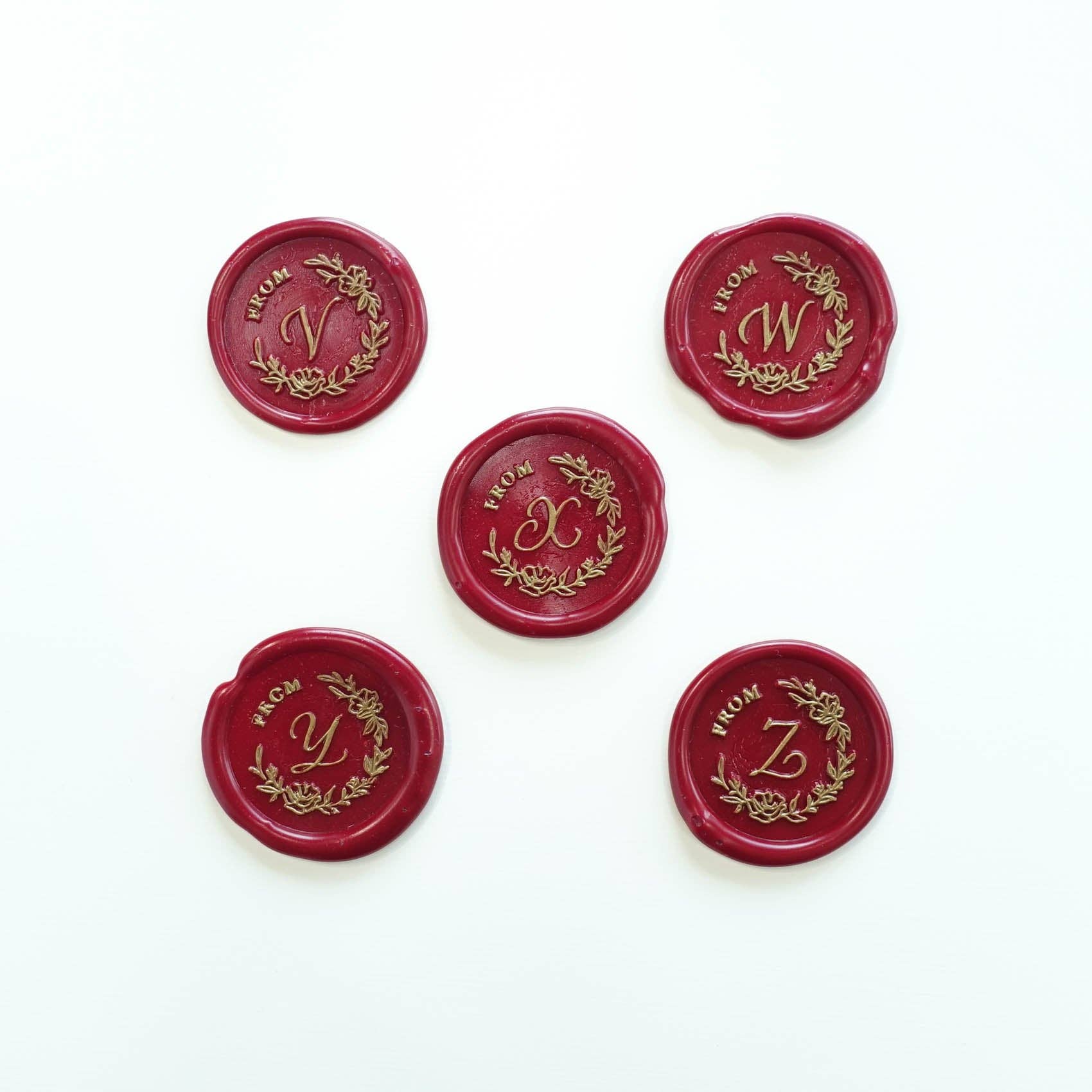 Fiona Ariva - Vendita all'ingrosso Timbro in gomma/decorativo - Lettere dell'alfabeto dalla A alla Z - Testa del timbro (senza manico)4