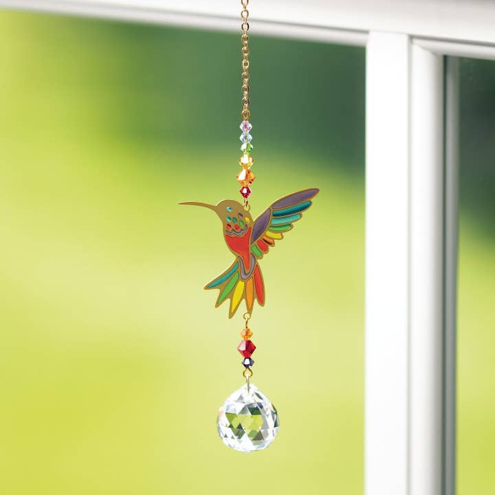 Woodstock Chimes - Wholesale Suncatcher - Crystal Dreams - Hummingbird2
