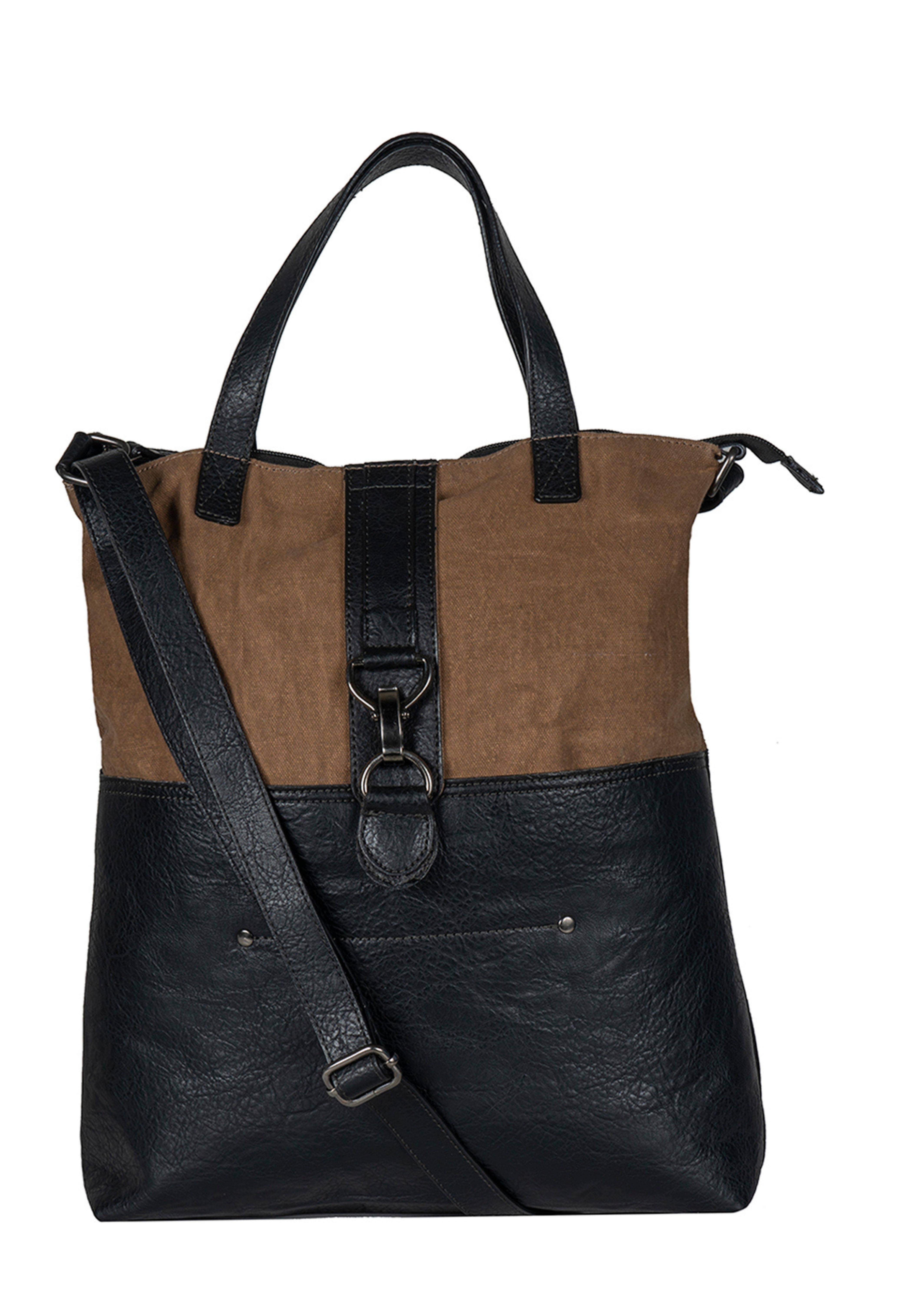 Mona B. - Wholesale Tote Bag - Women's - Jamie Up-Cycled Canvas Convertible Women's Tote Bag1
