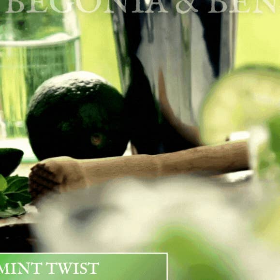 Mint Twist | Soy Candle | Mint Lime Fresh | 9oz
for wholesale by Begonia & Bench