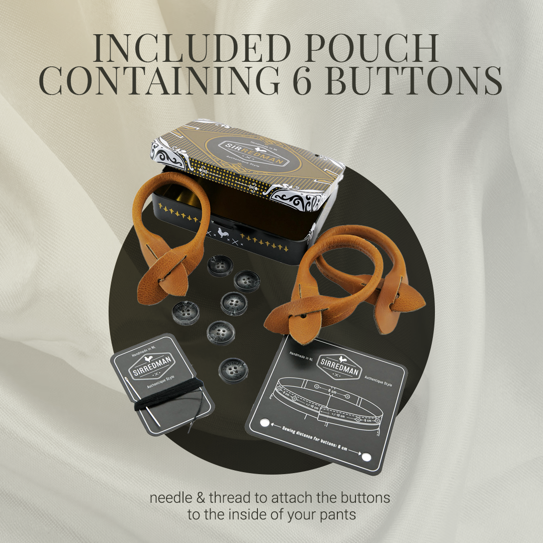 Sir Redman - Wholesale Suspenders - Men's - Sir Redman Braces - Y-Model - Cognac3