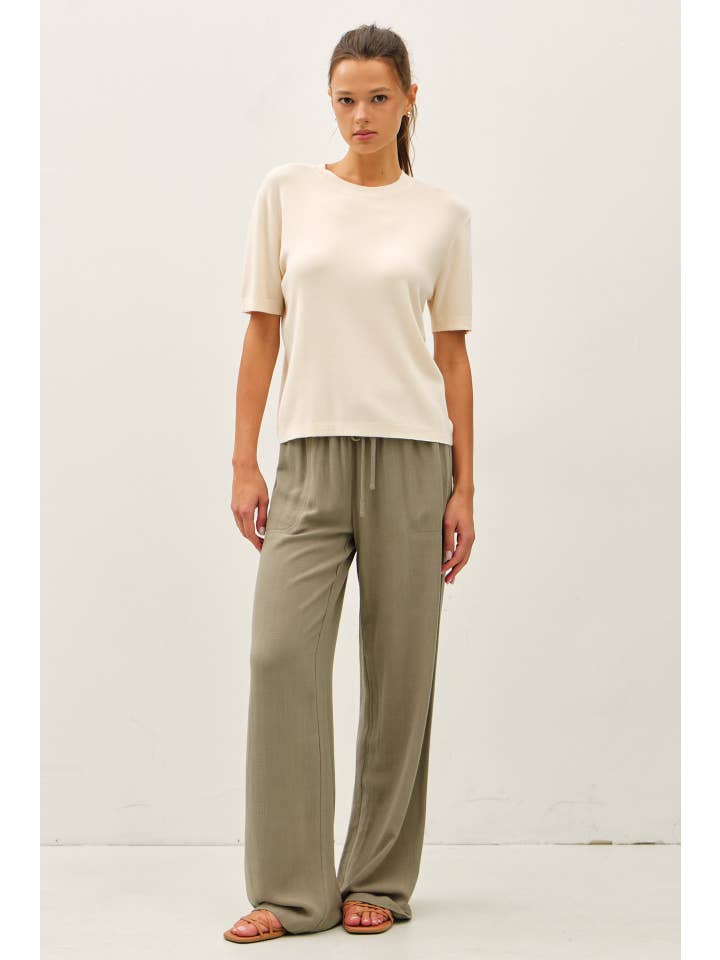 Be Cool - Wholesale Knit Sweater - Women's - CASHMERE BLENDED SHORT SLEEVE SWEATER 9