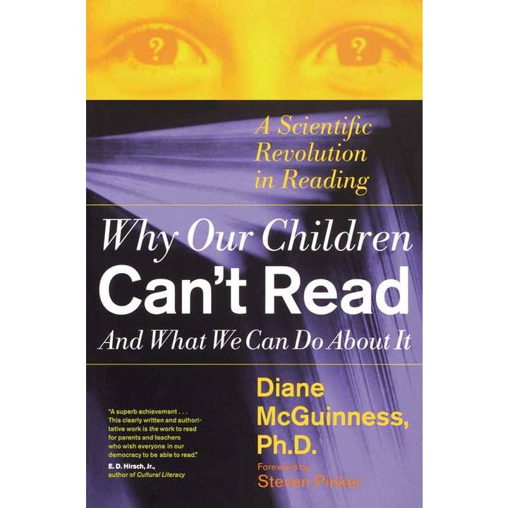 Why Our Children Can't Read and What We Can Do About It by Diane Mcguinness for wholesale by Simon & Schuster