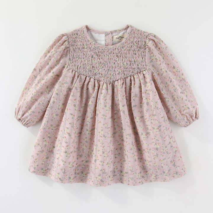 MaMer - Wholesale Dress - Kids - Olivia Dress: 6-12M, 1-2Y, 2-3Y, 3-4Y, 4-5Y, 5-6Y
