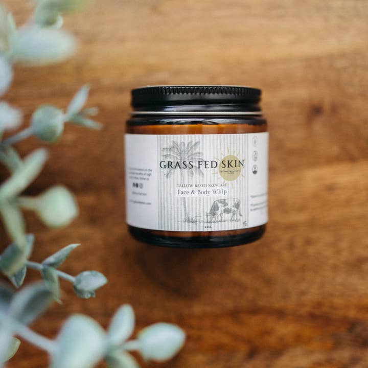 Grass Fed Skin - Wholesale Body Balm/Butter - Tallow Face & Body Whip