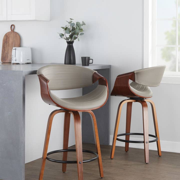 Symphony Counter Stool - Set of 2 for wholesale by LumiSource and Grandview Gallery