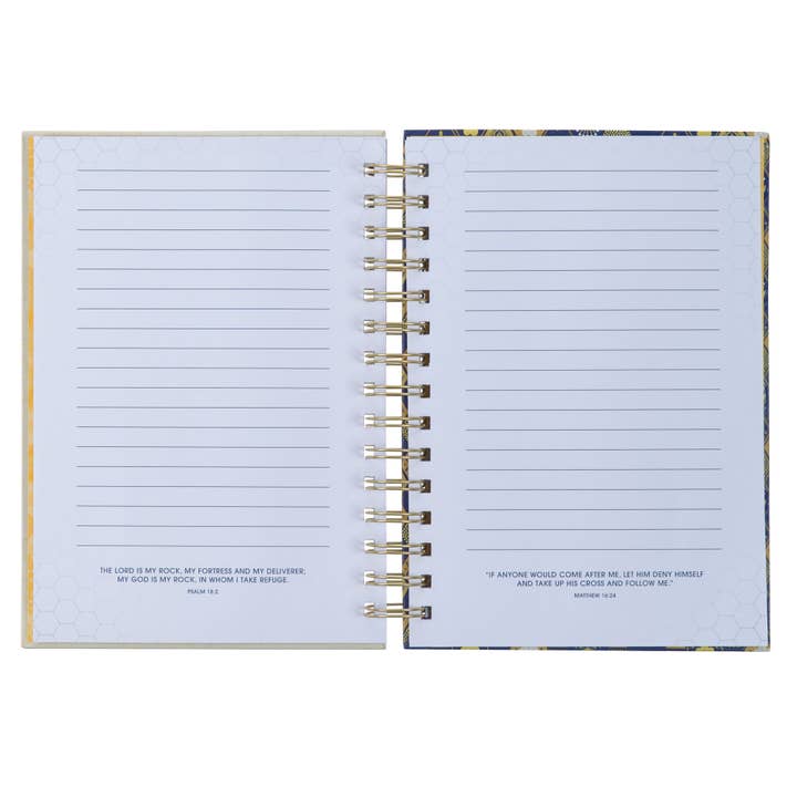 Christian Art Gifts - Wholesale Journal/Diary - Journal Wirebound Navy Kind Words Prov. 16:24