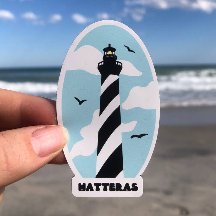 Cape Hatteras North Carolina Lighthouse Kühlschrankmagnet, 7,6 cm für den Großhandel von Earth Curious Art Co