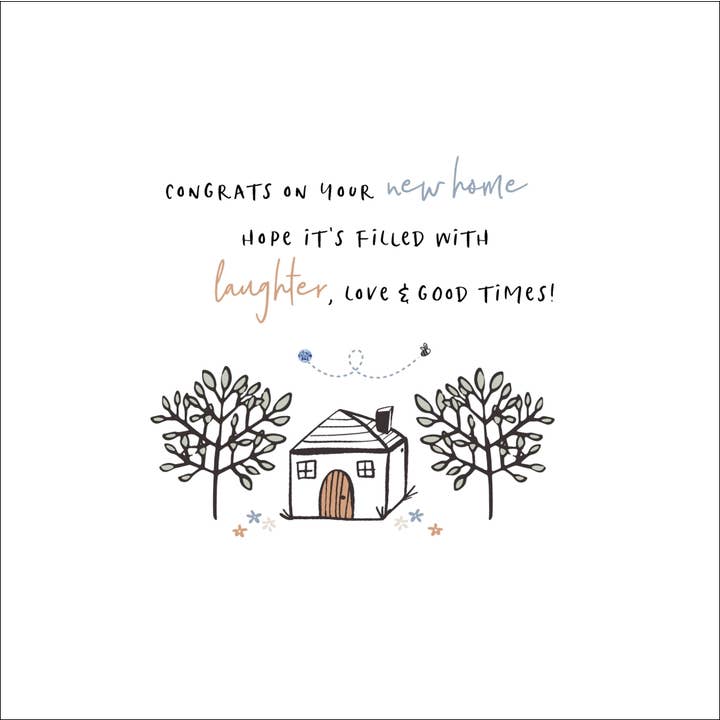 Herzlichen Glückwunsch zu Ihrem neuen Zuhause, ich hoffe, es ist voller Gelächter für den Großhandel von The Handcrafted Card Company