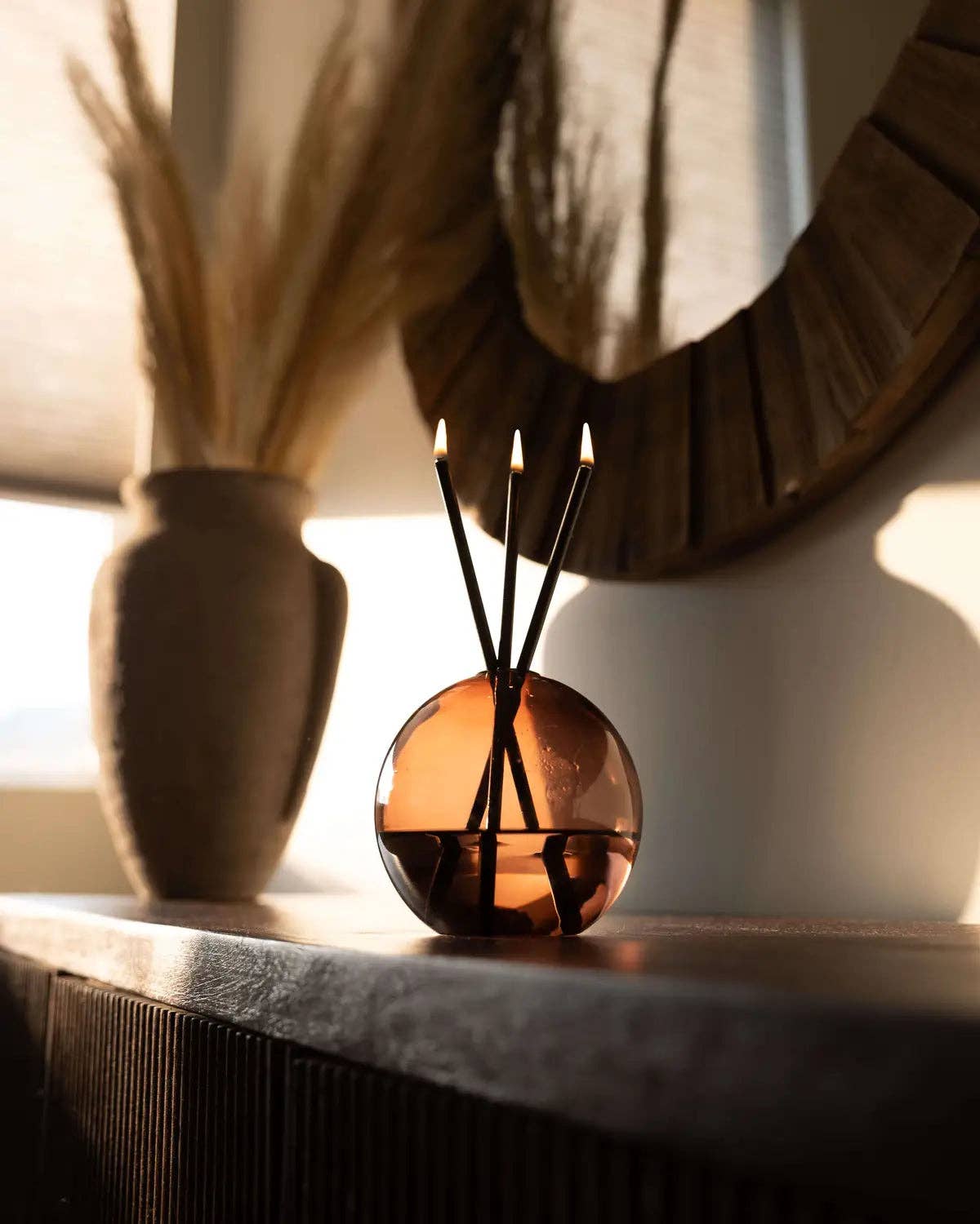 Everlasting Candle - Wholesale Vase - Neva Vase, Prairie Dust [x6] --WHOLESALE5