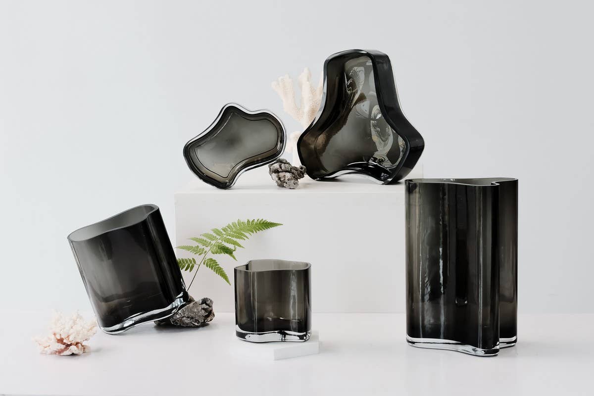 Element Accessories EU – Großhandel Vasen – Moderner Designer-Vase im Coral- und Aalto-Stil, Modell COR13GR4