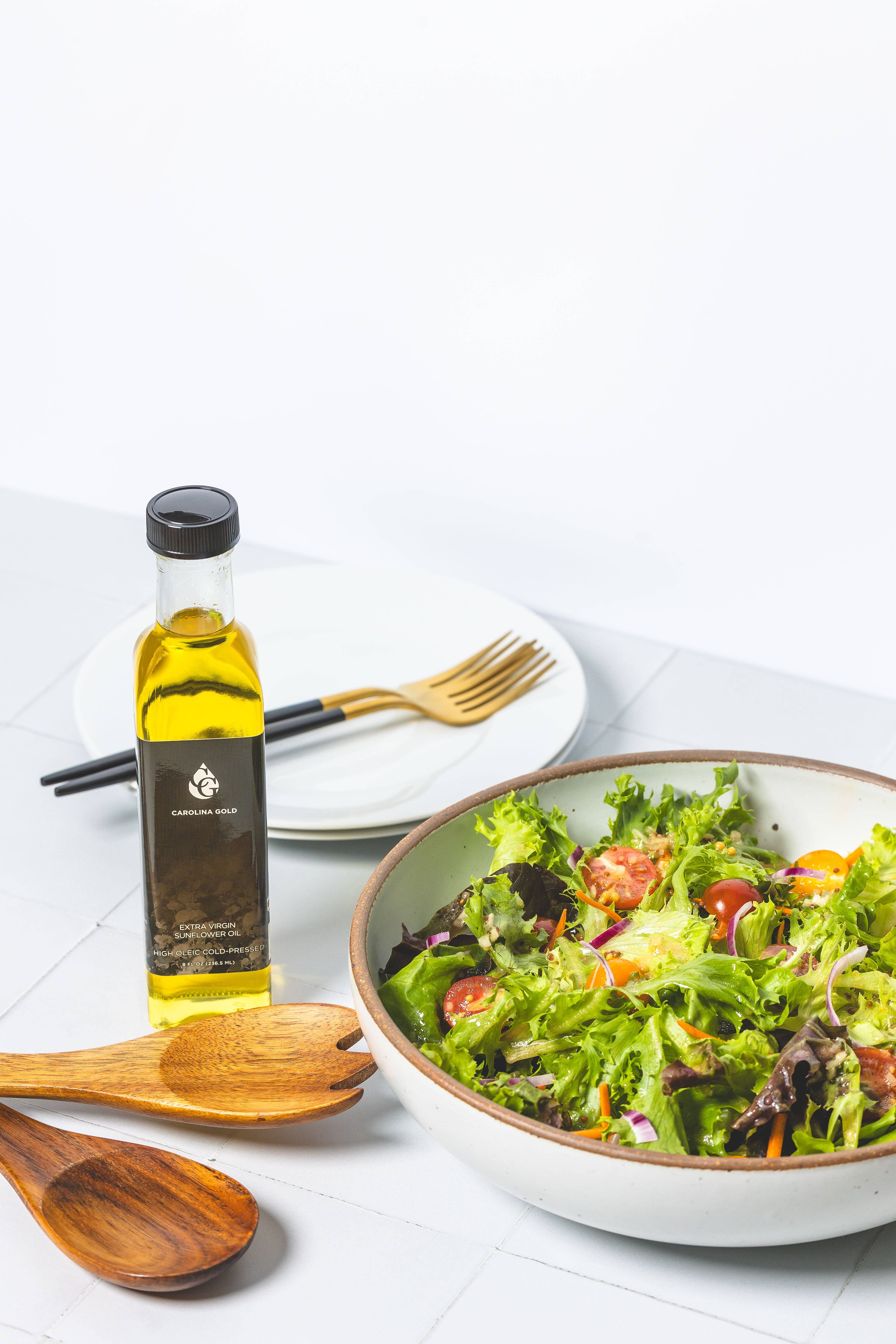 Carolina Gold - Venta al por mayor Aceite de cocina - 8 oz de aceite de girasol prensado en frío3