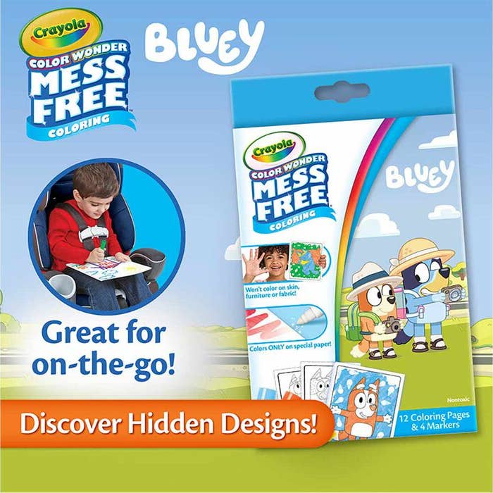 Really Big Coloring Books | ColoringBook.com – Engroshandel Malebog - Børn og baby – Bluey Crayola Color Wonder Miniæske med tuscher