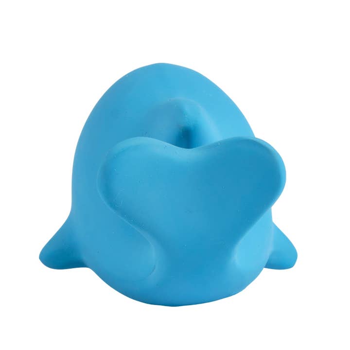 Tikiri Toys LLC - Wholesale Bath Toy - Baby - Dolphin Natural Organic Rubber Teether, Rattle & Bath Toy7