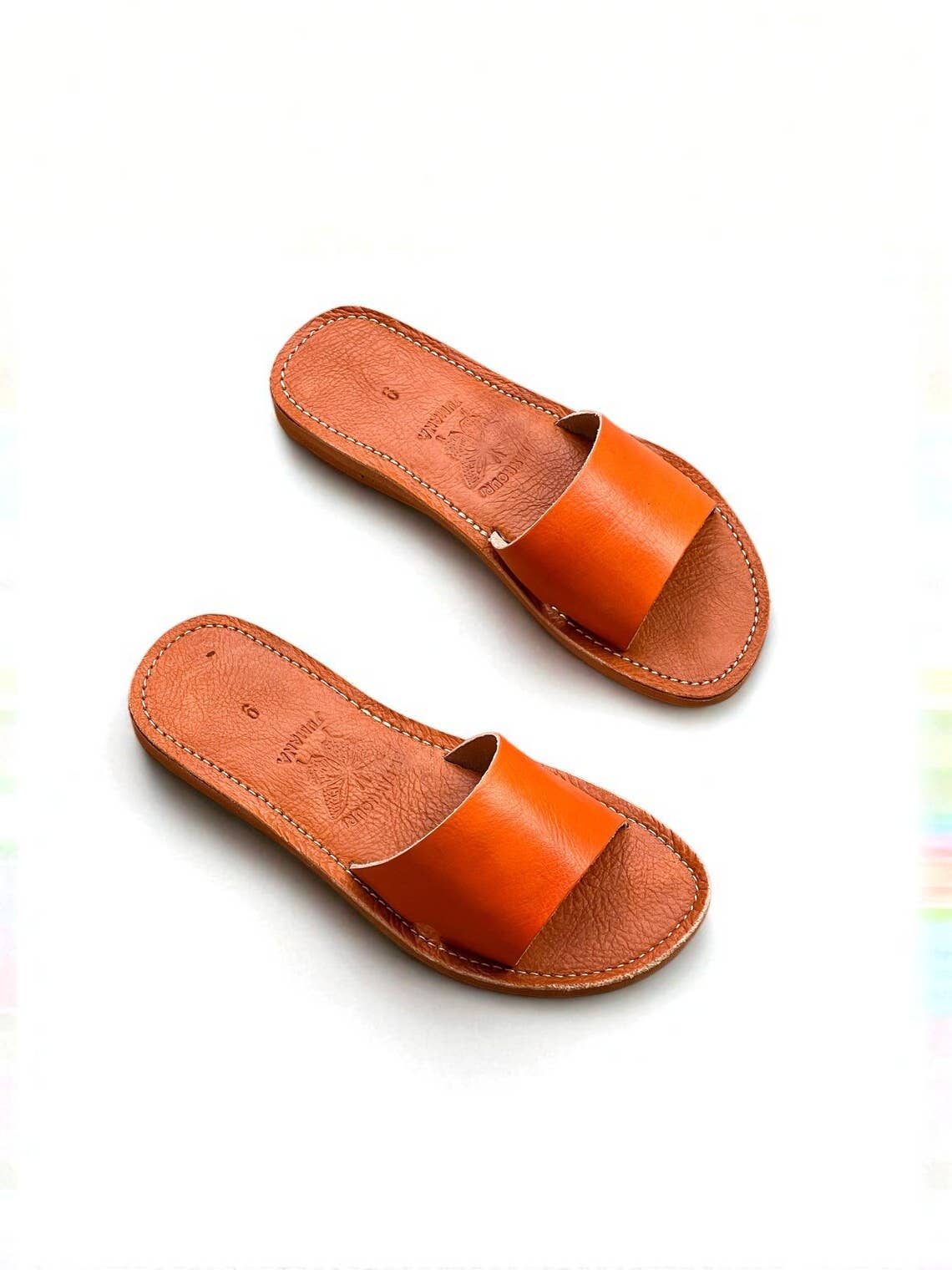 HandmadeBestSeller – wholesale Sandals – Women's – Handmade Moroccan Leather Slides – 3 Colors7