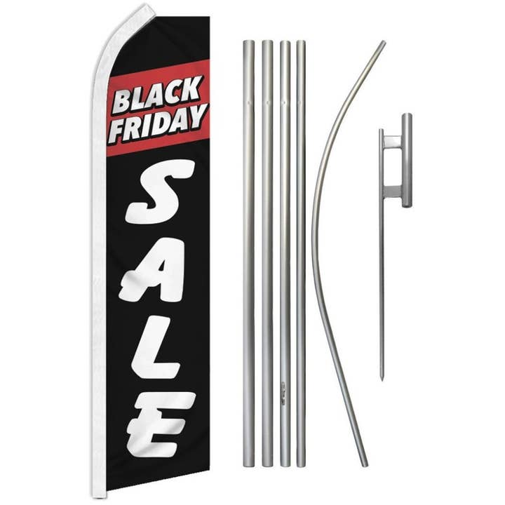Black Friday Sale Super Flag & Pole Kit for wholesale by Flags Importer