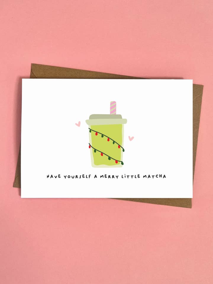 Have Yourself A Merry Little Matcha for wholesale by Giggl Greetings