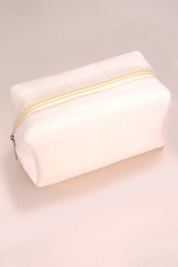 JOSSLYN by wall to wall - Wholesale Makeup/Cosmetic Bag - VELVET COSMETIC MAKEUP POUCH BAG | 40P5360