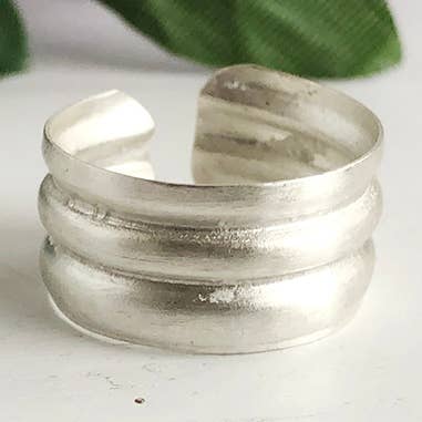 Anello Triple Stack - Argento per la vendita all'ingrosso da parte di WorldFinds