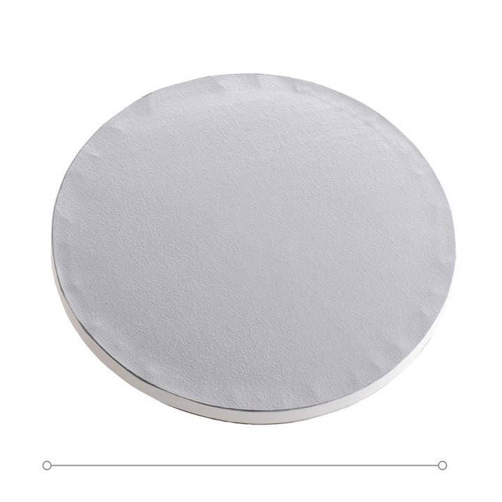 ROUND WHITE CAKE BASE Ø 25CM H1.2CM for wholesale by dekora